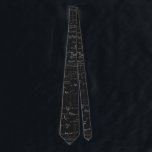 Statistics blackboard tie<br><div class="desc">Mathematical statistics formulas and graphics on blackboard - perfect gift for all scientists or natural science enthusiasts</div>