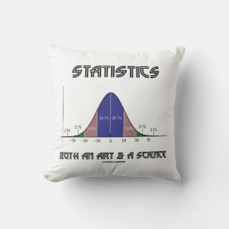 Statistics Both An Art & A Science Cushion