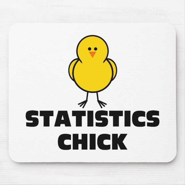 Statistics Chick Mouse Mat (Front)