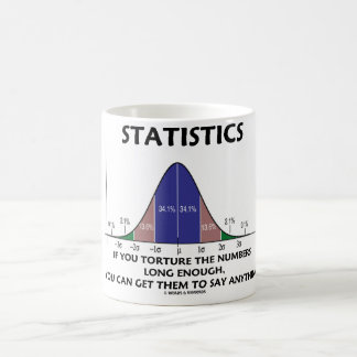 Statistics If You Torture The Numbers Long Enough Coffee Mug