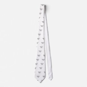 Statistics King Tie