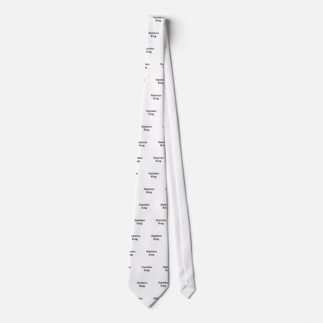 Statistics King Tie (Front)