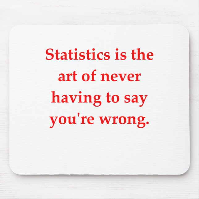 statistics mouse mat (Front)