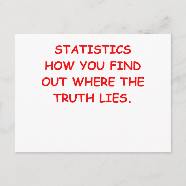 statistics postcard (Front)