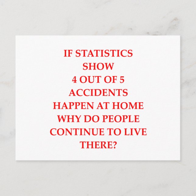 statistics postcard (Front)
