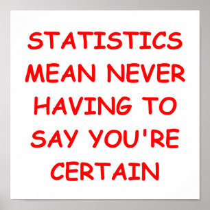 statistics poster