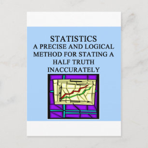 STATISTICS statistician humour Postcard