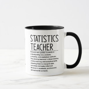 Statistics teacher mug