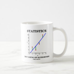 Statistics The Taming Of Randomness (Stats Humour) Coffee Mug