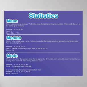 Statistics *UPDATED* Poster