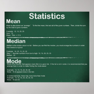 Statistics *UPDATED* Poster