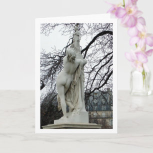 Statue At Avenue Des Champs-Élysées, Paris, France Card