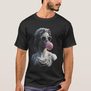 Statue Bubblegum Aesthetic Trendy Art Cool Sarcast T-Shirt