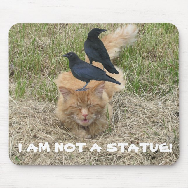 Statue Cat? Mouse Mat (Front)