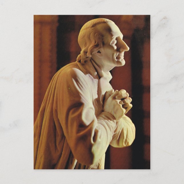 Statue de Cure d'Ars Postcard (Front)