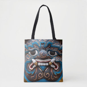 Statue Face at the Grand Palace Tote Bag