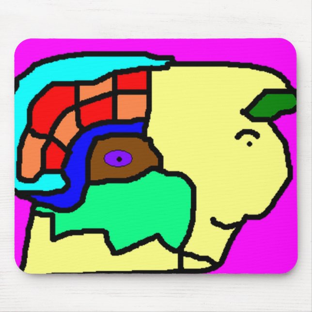 Statue Head Mouse Mat (Front)