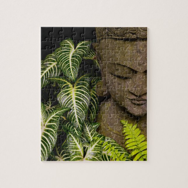 Statue in a Garden Location Information: Chiang Ma Jigsaw Puzzle (Vertical)