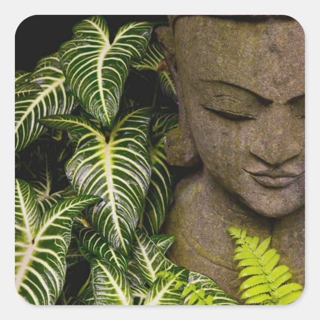 Statue in a Garden Location Information: Chiang Ma Square Sticker (Front)