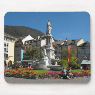 Statue in Bolzano Italy Mouse Mat