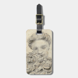 Statue in the Garden I Luggage Tag