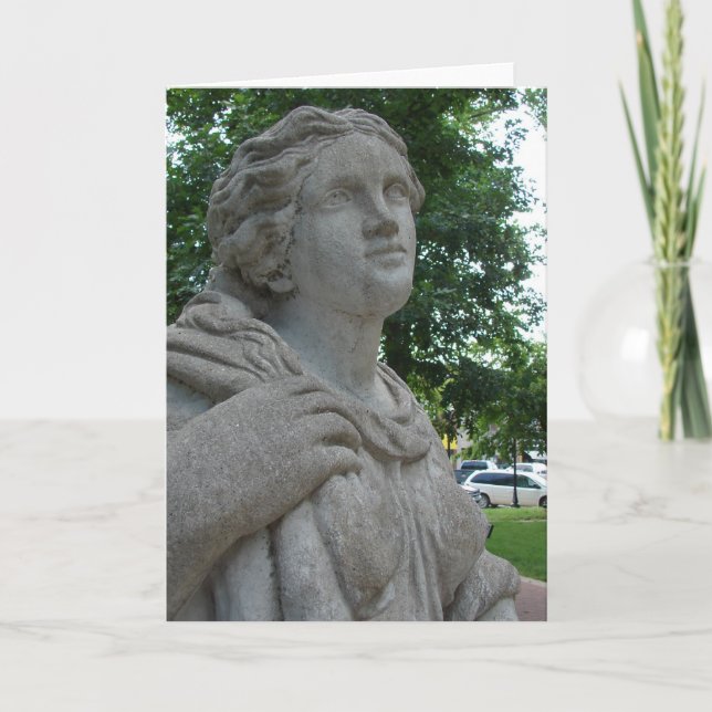 Statue in the Park Card (Front)