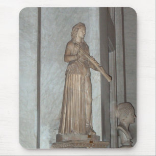 Statue in the Vatican Museum in Rome, Italy Mouse Mat