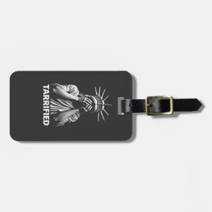 Statue Liberty New York America Tarrified Luggage Tag