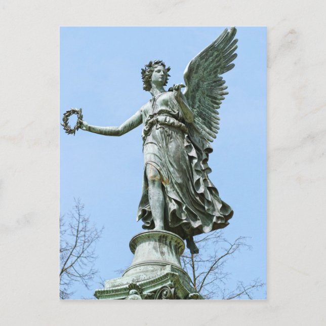Statue od Angel in Charlottenburg Palace Garden Postcard (Front)
