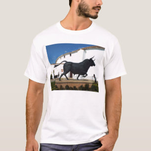 Statue of a bull in Ronda, Spain T-Shirt