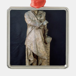 Statue of Alexandre Dumas Pere , c.1883-87 Metal Tree Decoration