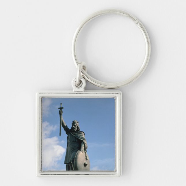 Statue of Alfred the Great Key Ring (Front)