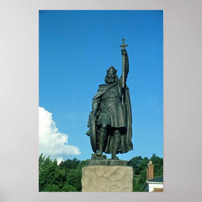 Statue of Alfred the Great Poster (Front)