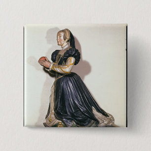 Statue of Antoinette de Fontette 15 Cm Square Badge