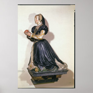 Statue of Antoinette de Fontette Poster