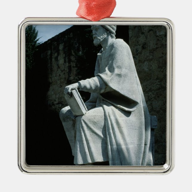 Statue of Averroes Metal Tree Decoration (Front)
