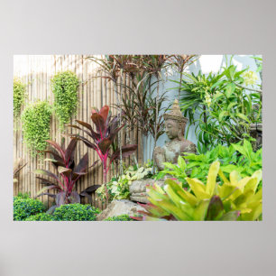 Statue of Buddha Garden Wall Art