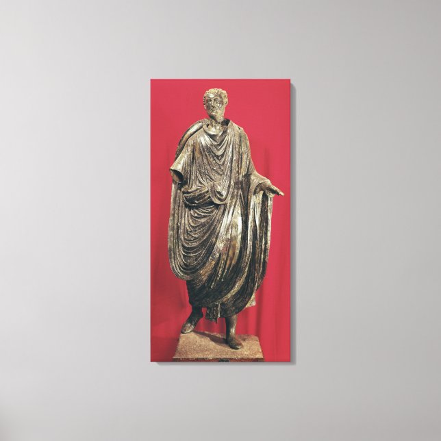 Statue of Caesar Julianus Pacatianus Canvas Print (Front)