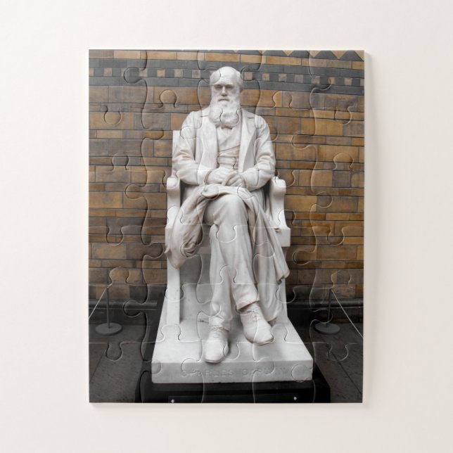 Statue of Charles Darwin Jigsaw Puzzle (Vertical)