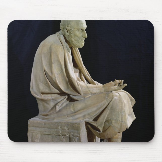 Statue of Chrysippus  the Greek philosopher Mouse Mat (Front)
