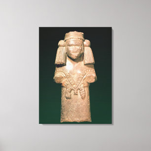 Statue of Coatlicue, ancient earth and mother Canvas Print