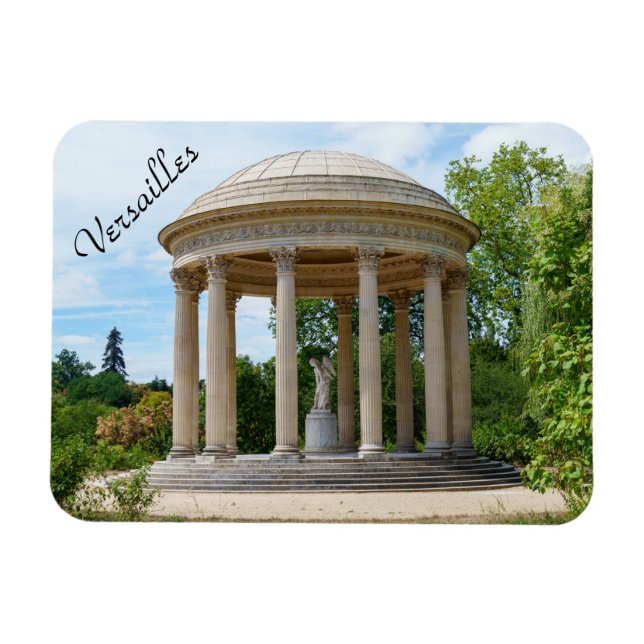 Statue of Cupidon, Temple of love in Versailles Magnet (Horizontal)