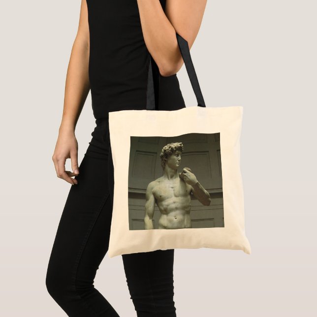 Statue of David by Michelangelo Tote Bag (Front (Product))