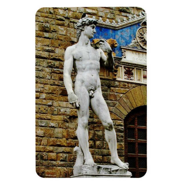 Statue of David Florence Italy Magnet (Vertical)