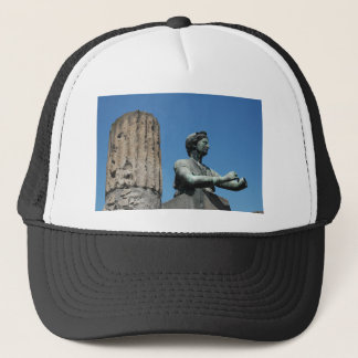 Statue of goddess Diana in Pompeii Trucker Hat
