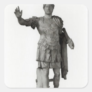 Statue of Hadrian  (marble Square Sticker