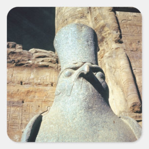 Statue of Horus Square Sticker