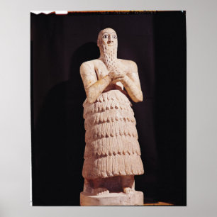 Statue of Itur-Shamagen, King of Mar Poster
