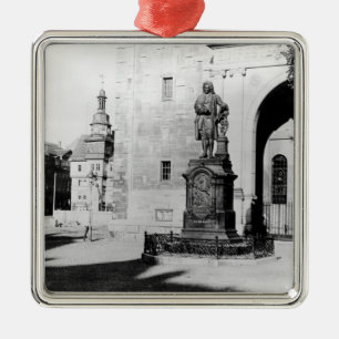 Statue of Johann Sebastian Bach Metal Tree Decoration