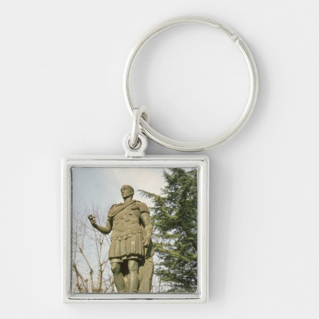 Statue of Julius Caesar Key Ring (Front)